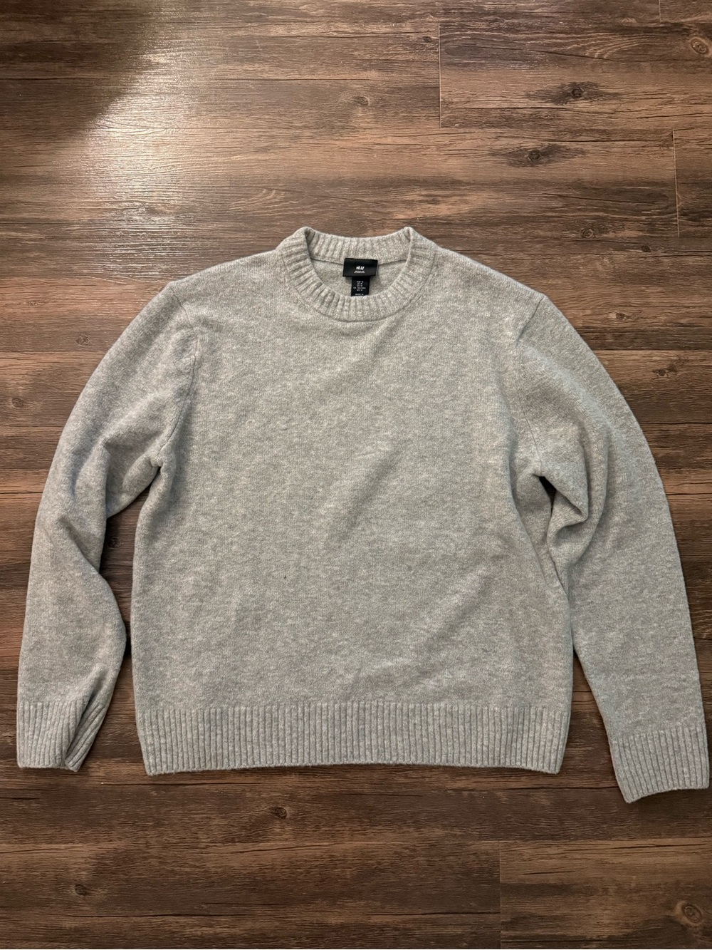 H&M grey wool sweater